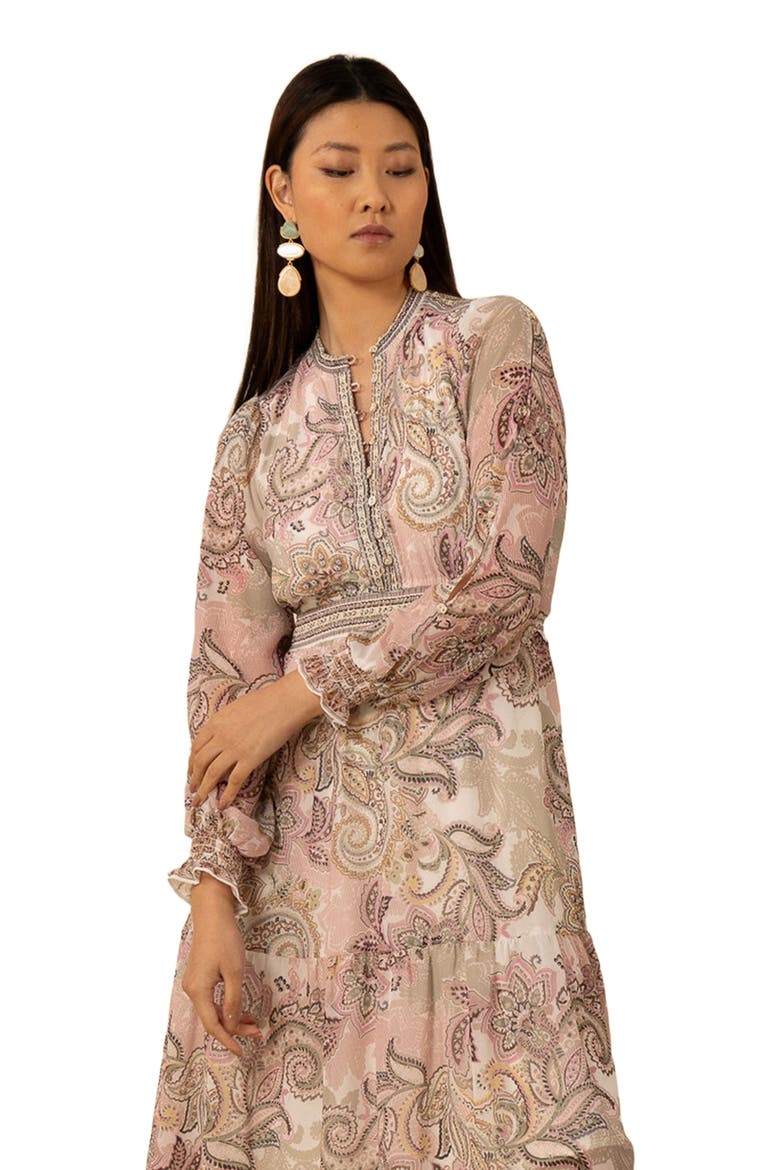 Shelby Chiffon Long Dress, Alternate, color, Ivory