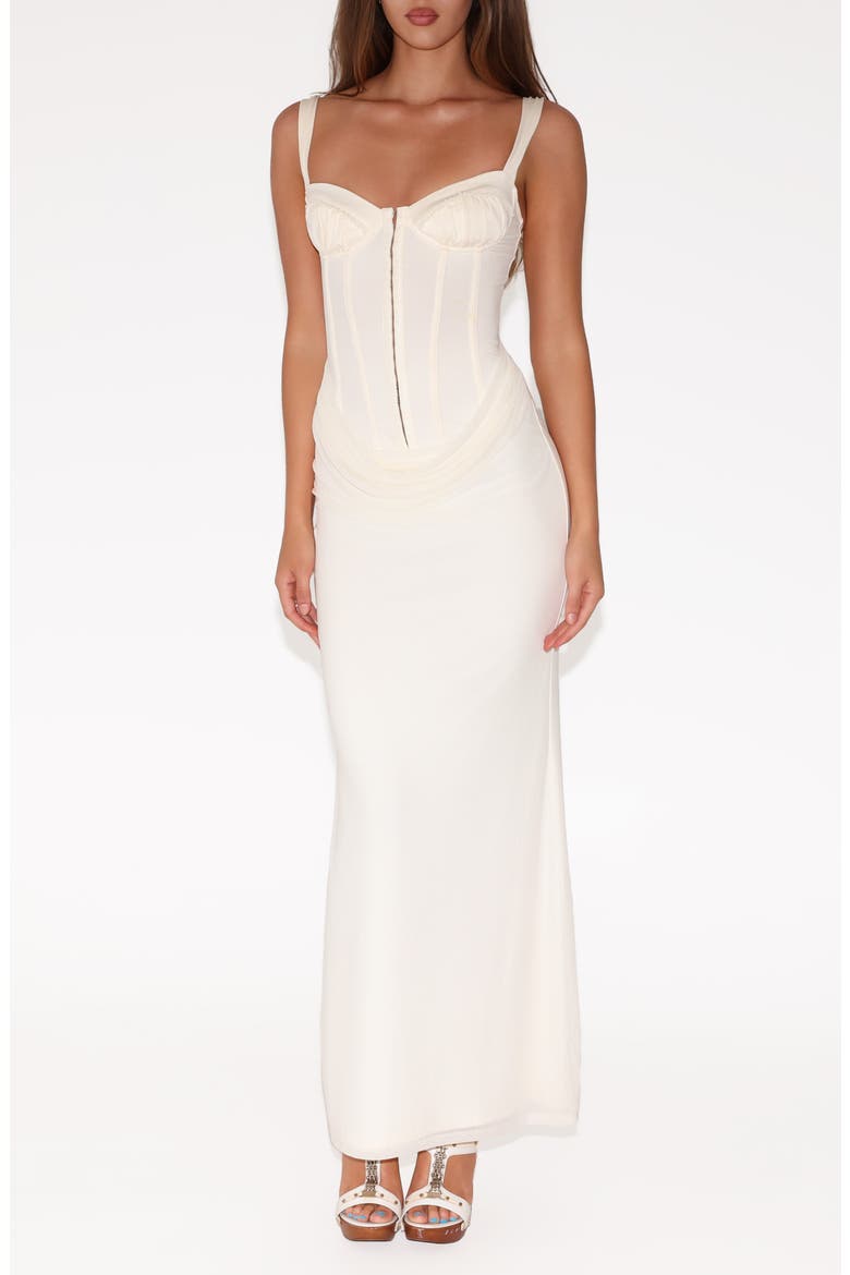 Ginny Maxi Dress, Main, color, WHITE