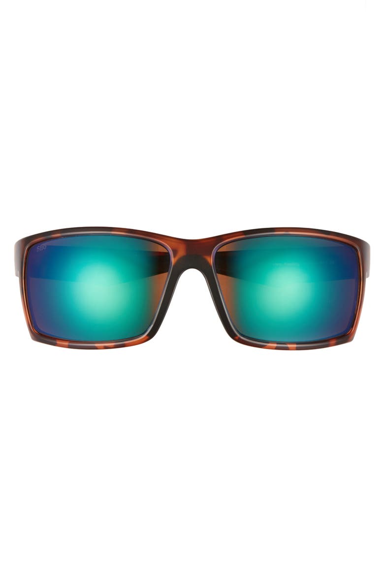 Reefton 65mm Polarized Sunglasses, Alternate, color, TORTOISE/ GREEN MIRROR