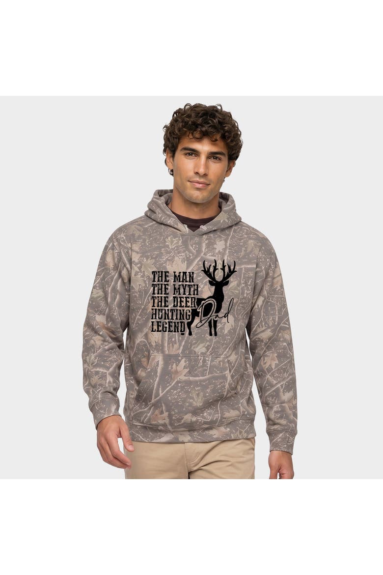 The Deer Hunting Legend Camo Hoodie, Main, color, Camo
