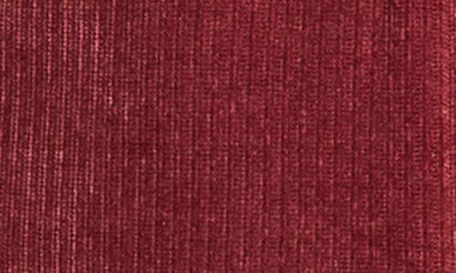 Donna Morgan For Maggy Short Sleeve Corduroy Minidress In Red