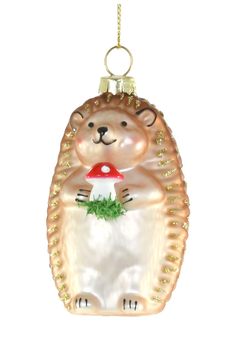 Woodfield Hedgehog Ornament, Main, color, WHITE MULTI