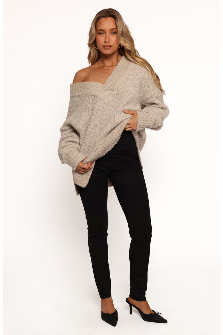 Carolyn Faux Suede Leggings, Alternate, color, BLACK