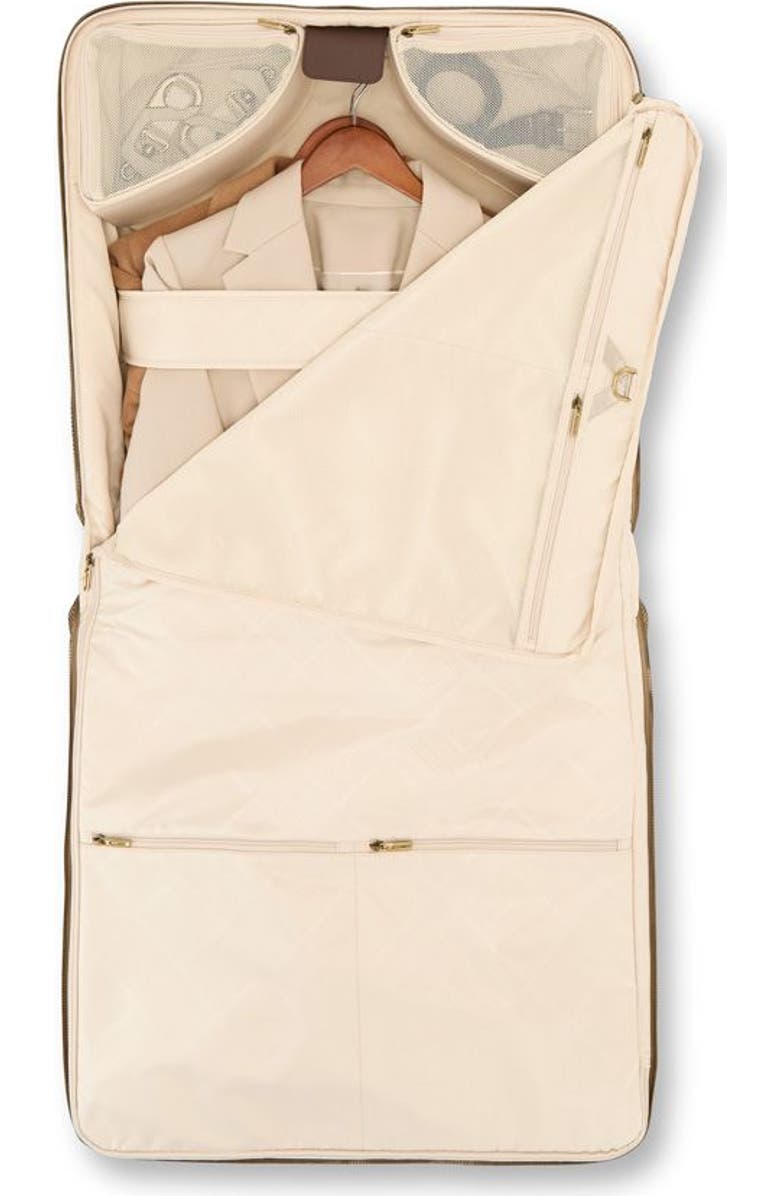 Hartmann Tweed Spinner Garment Bag, Alternate, color, Tweed/Natural Leather