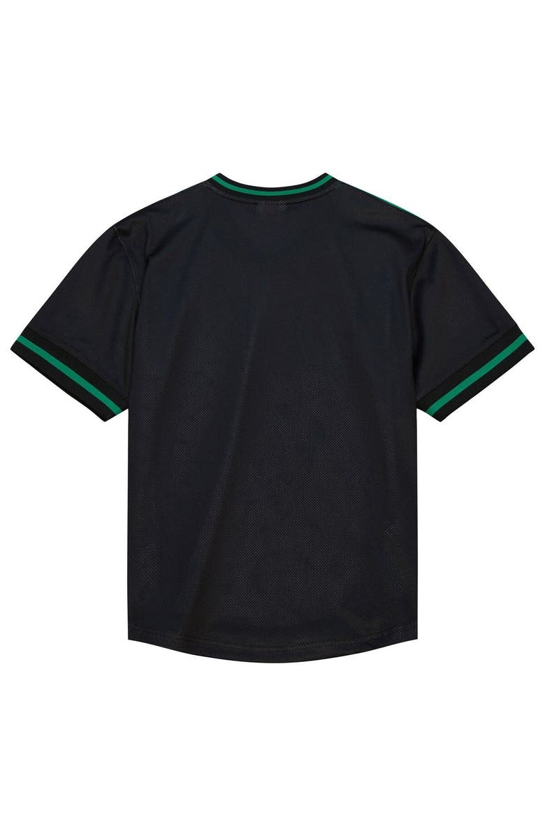 Mitchell & Ness Men's Mitchell & Ness  Kelly Green Boston Celtics Jumbotron 3.0 Mesh V-Neck T-Shirt, Alternate, color, Kelly Green