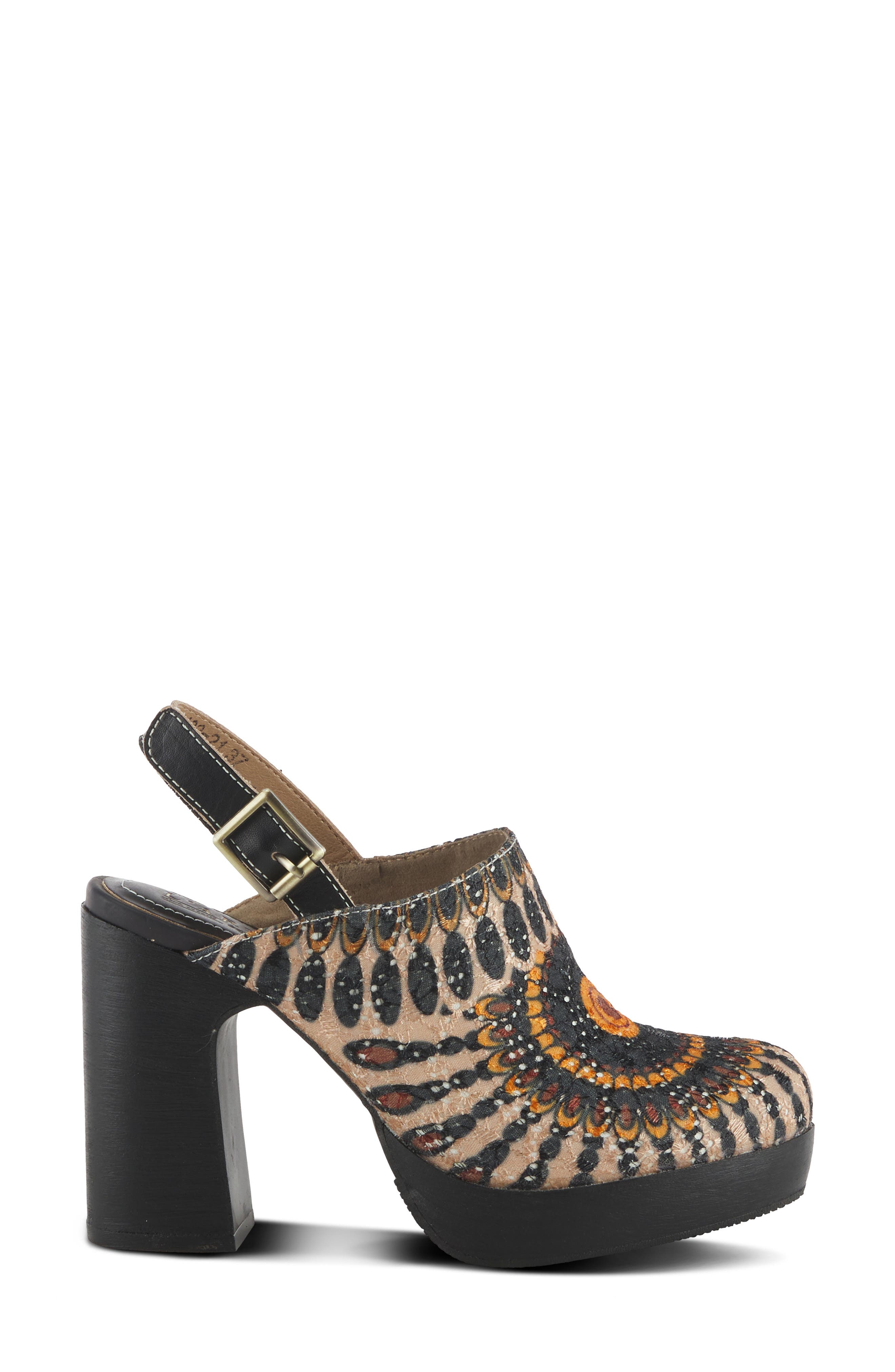 L
Artiste by Spring Step Zipi Slingback Platform Clog, Alternate, color, 