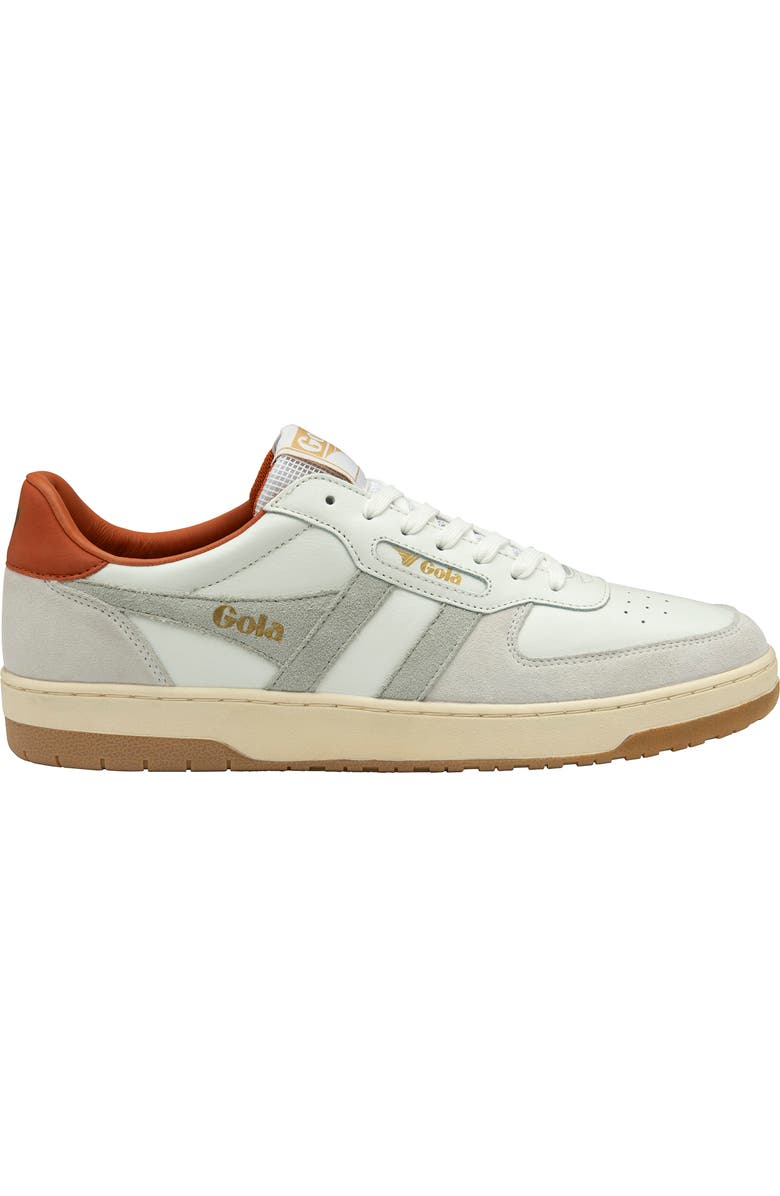 Gola Hawk Sneaker, Alternate, color, White/ Smoke/ Moody Orange