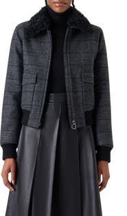 Akris Kalla Wool Bomber Jacket