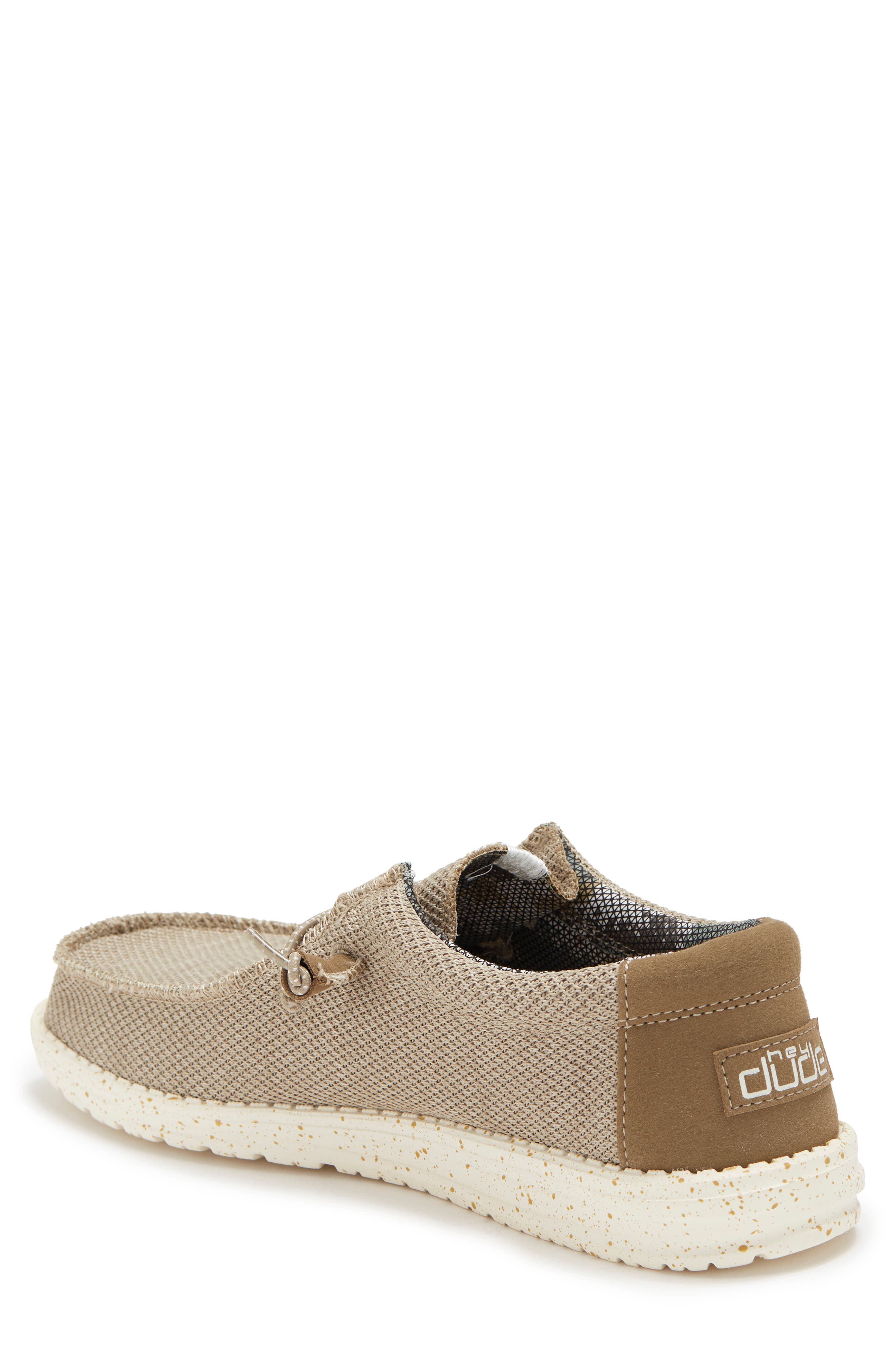 Hey Dude Wally Stretch Slip-On Shoe, Alternate, color, Sand