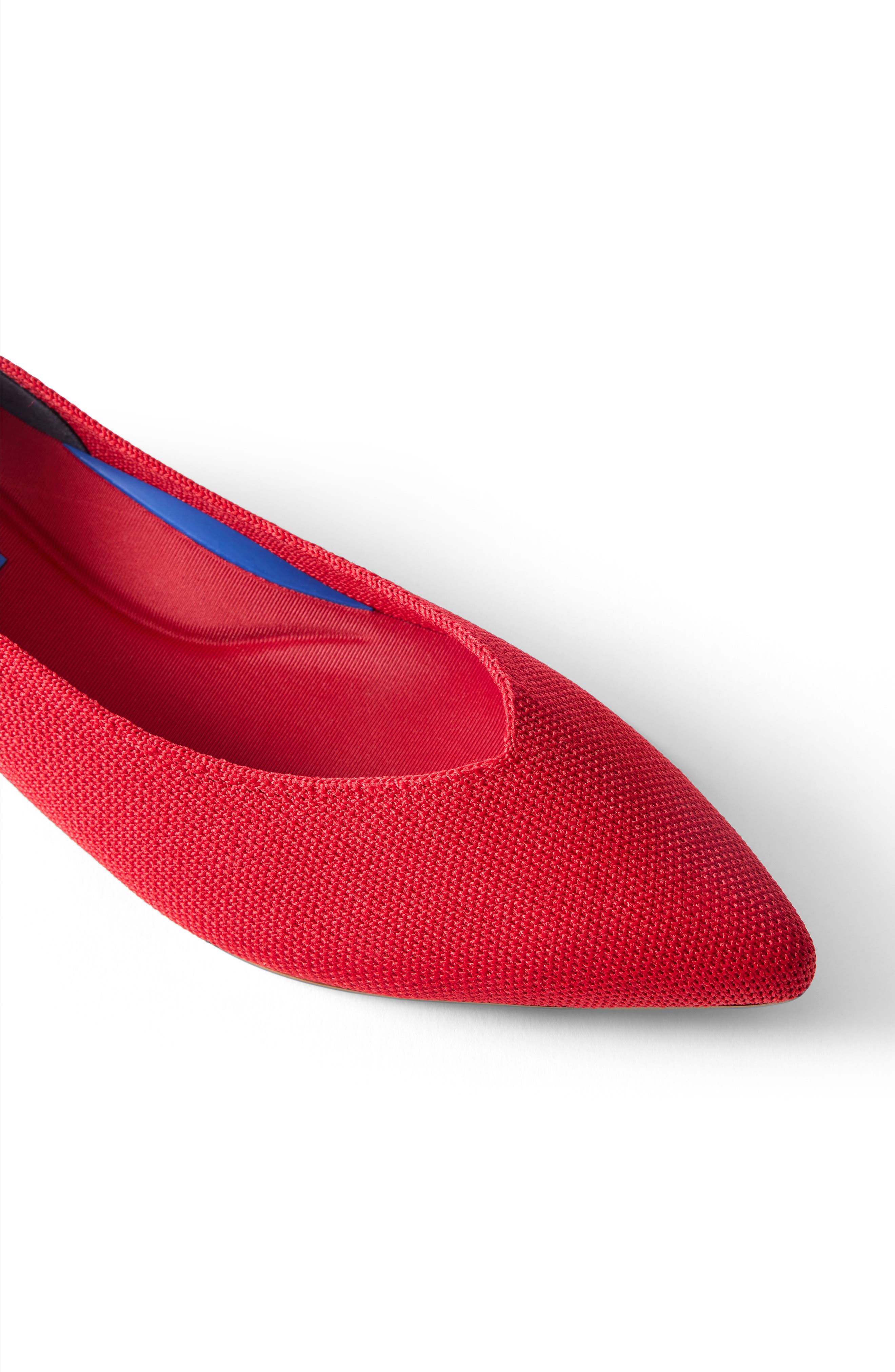 The Fine Point Pointed Toe Flat, Alternate, color, CHERRY