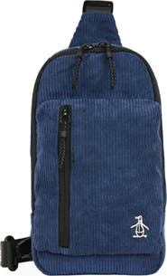 Original Penguin Corduroy Sling Bag