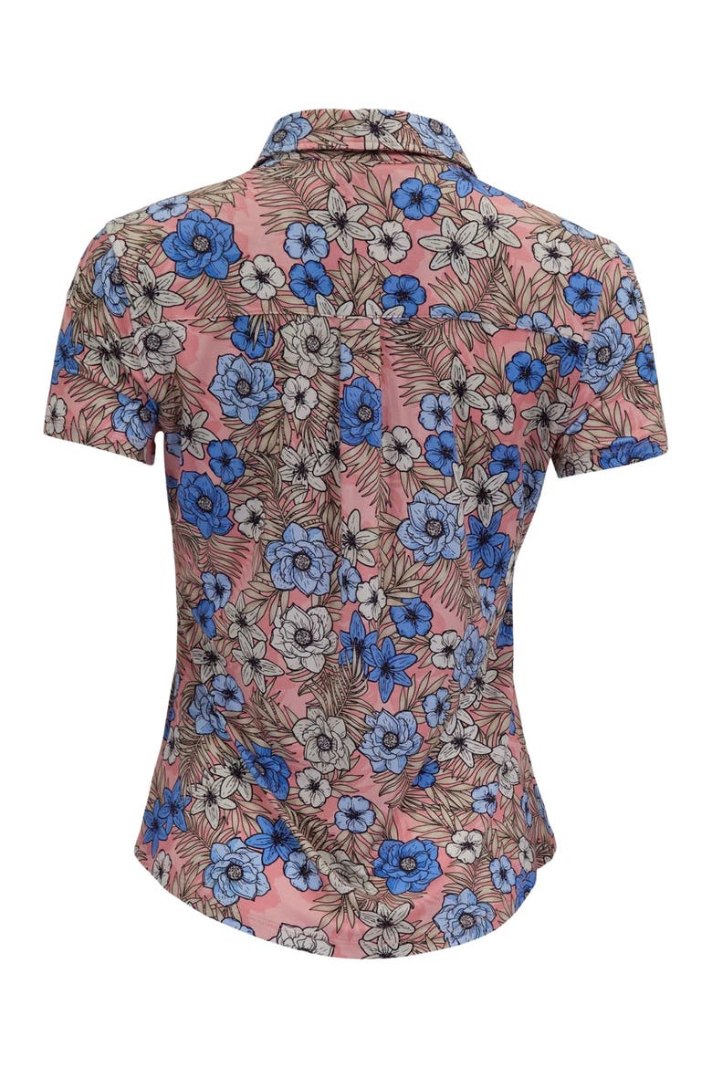 Tropical Mix Womens Printed Shirt, Alternate, color, TROPICAL MIX CORAL
