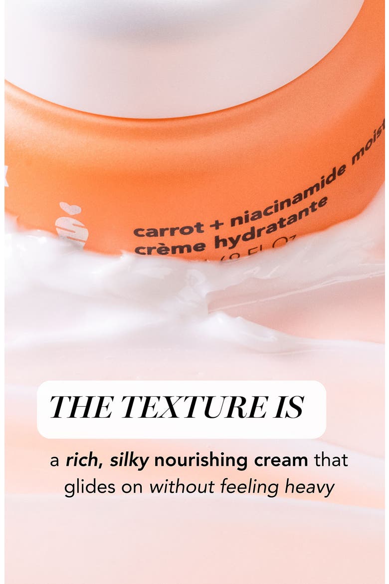 Carrot + Niacinamide Moisturizing Cream, Alternate, color, NO COLOR