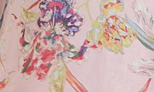 Papinelle Bailey Floral Print Pajamas In Strawberry Cream