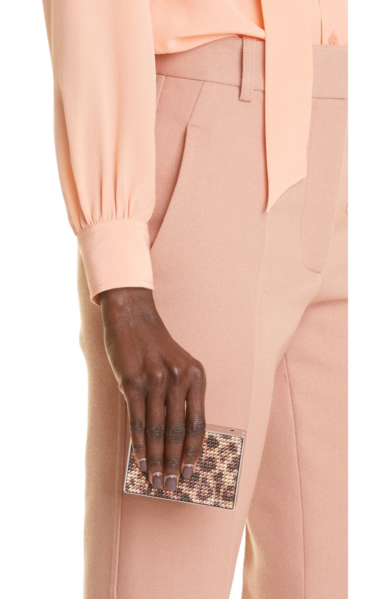 JUDITH LEIBER COUTURE Mini Crystal Leopard Frame Clutch, Alternate, color,