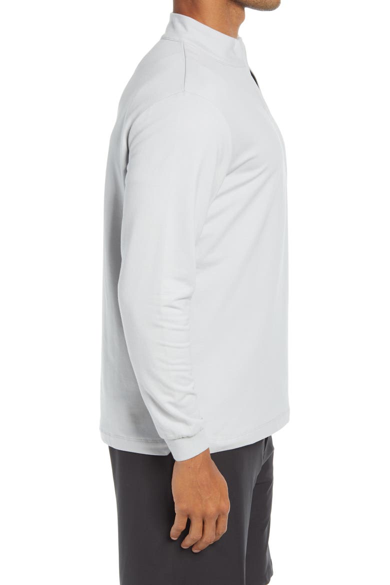 Quarter Zip Golf Pullover, Alternate, color, GREY
