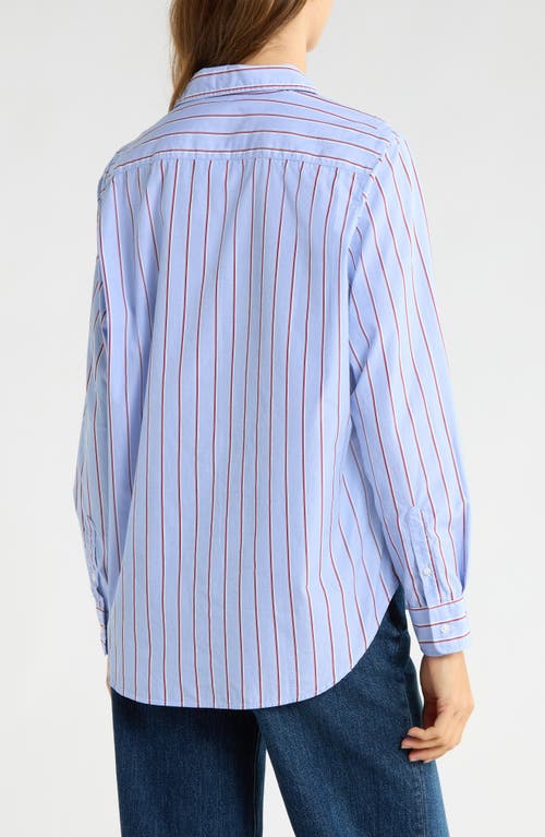 Frank & Eileen Eileen Relaxed Button-up Shirt In Blue