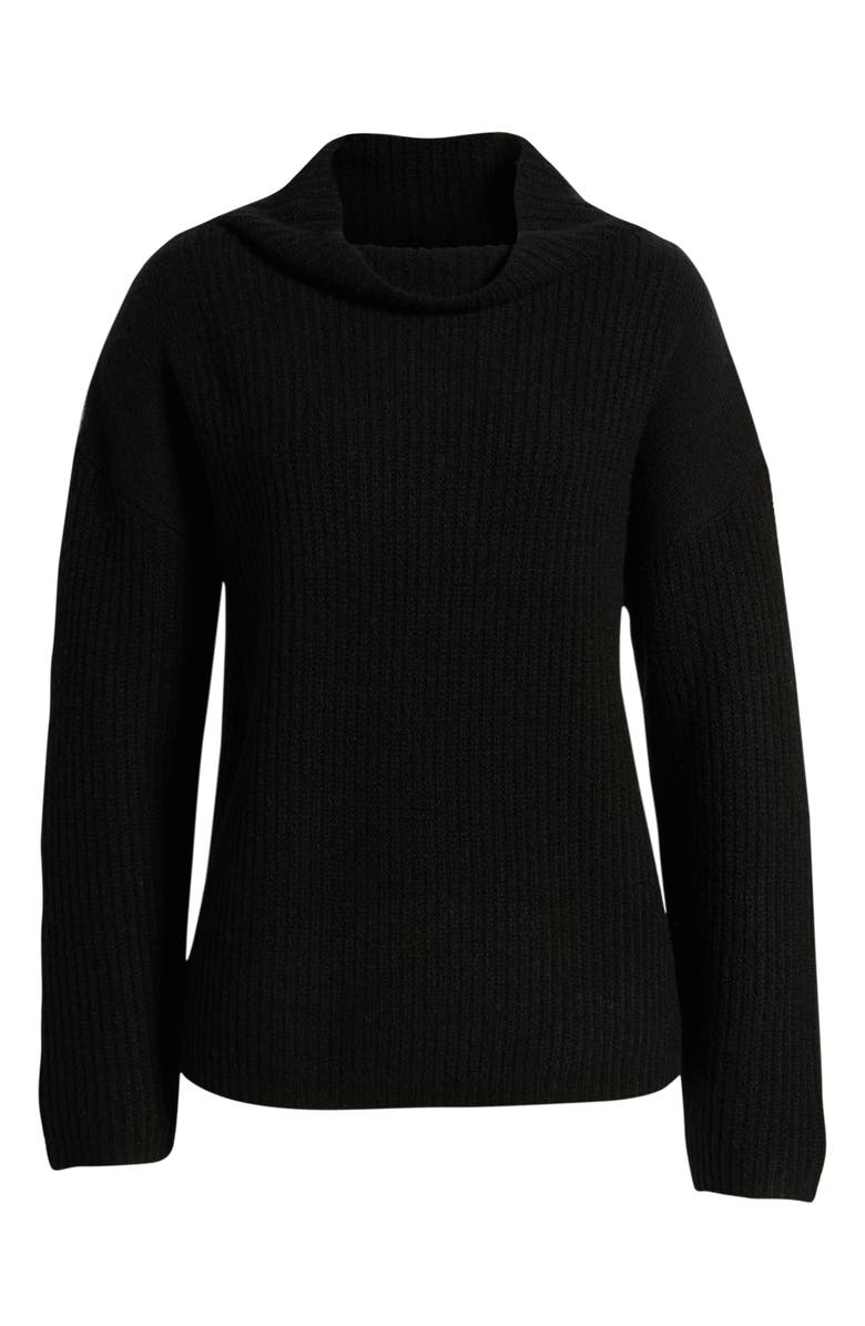 Chelsea28 Rib Funnel Neck Sweater, Alternate, color, 