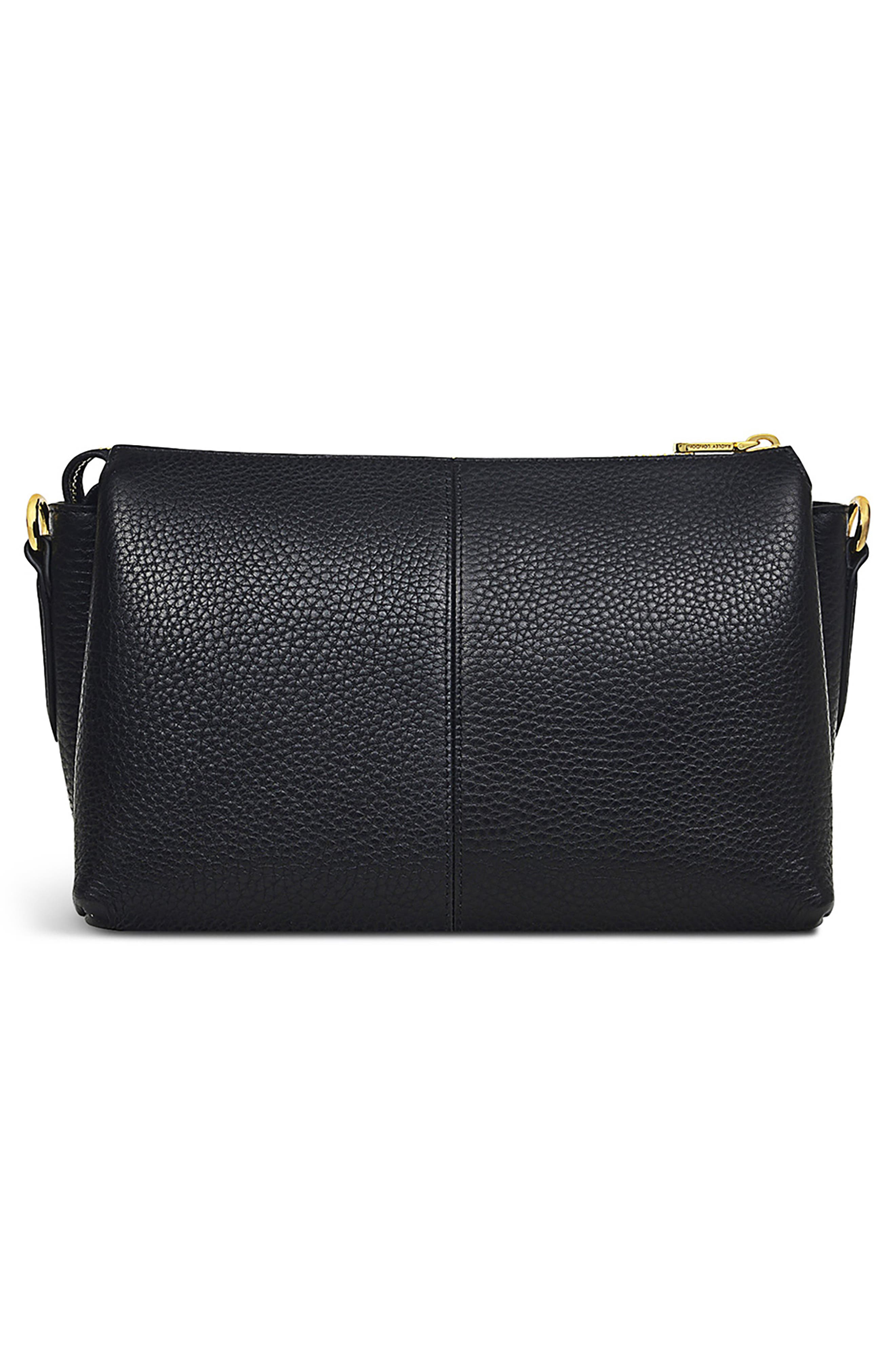 Radley Small Hillgate Place Zip Chain Crossbody Bag, Alternate, color, Black