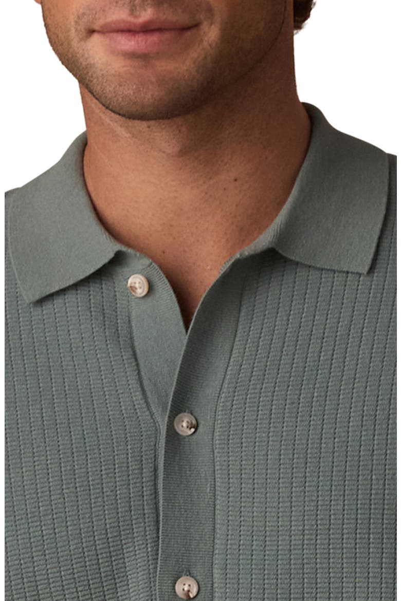 BreezeKnit Short Sleeve Button-Up Shirt, Alternate, color, JUNIPER