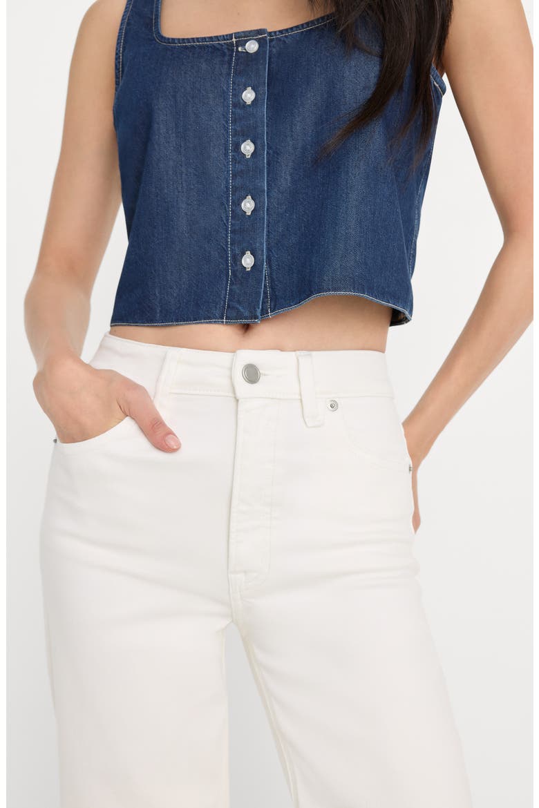 Good True High Waist Straight Leg Jeans, Alternate, color, WHITE001