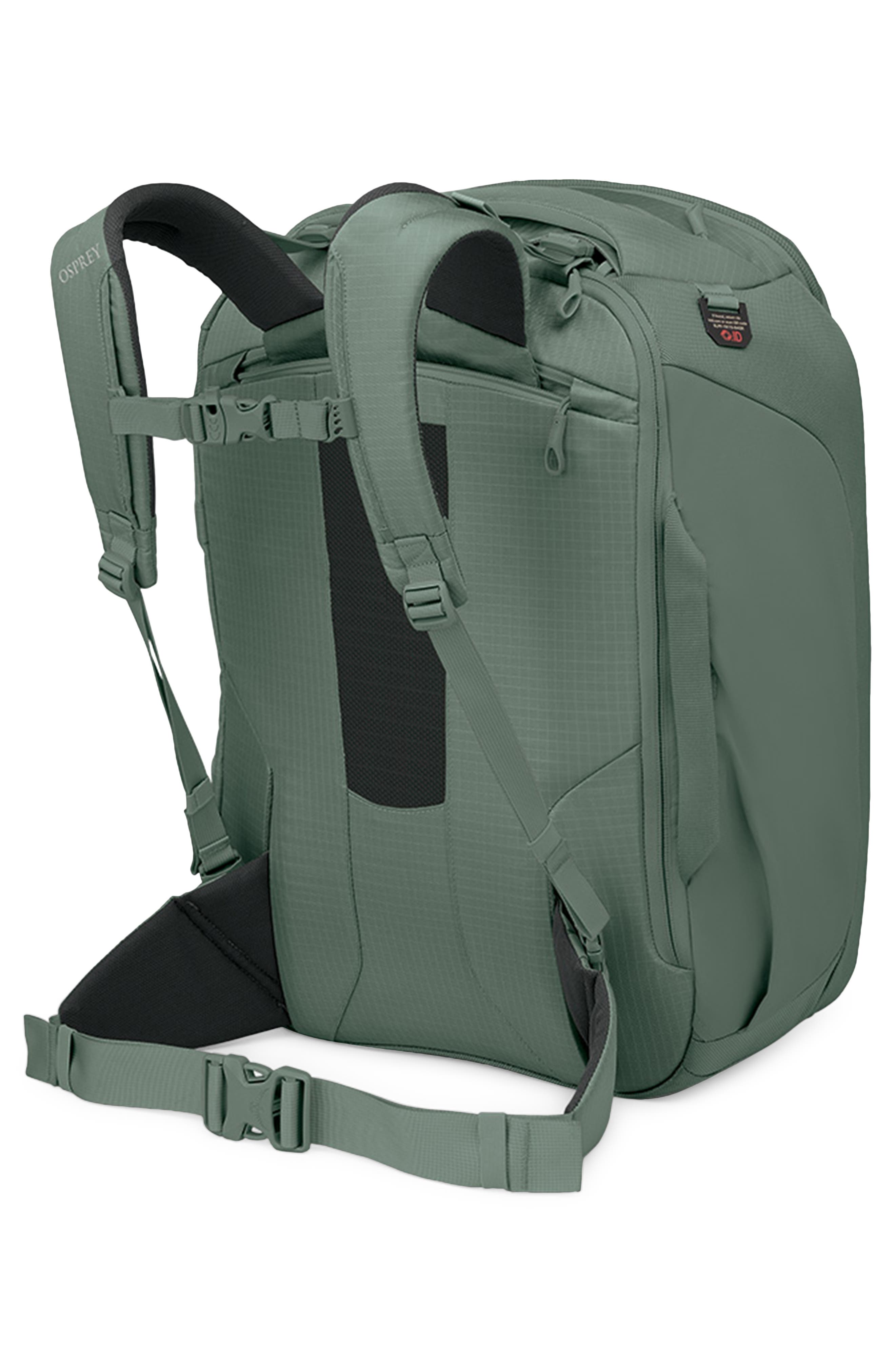 Sojourn Porter 46-Liter Recycled Nylon Travel Backpack, Alternate, color, KOSERET GREEN