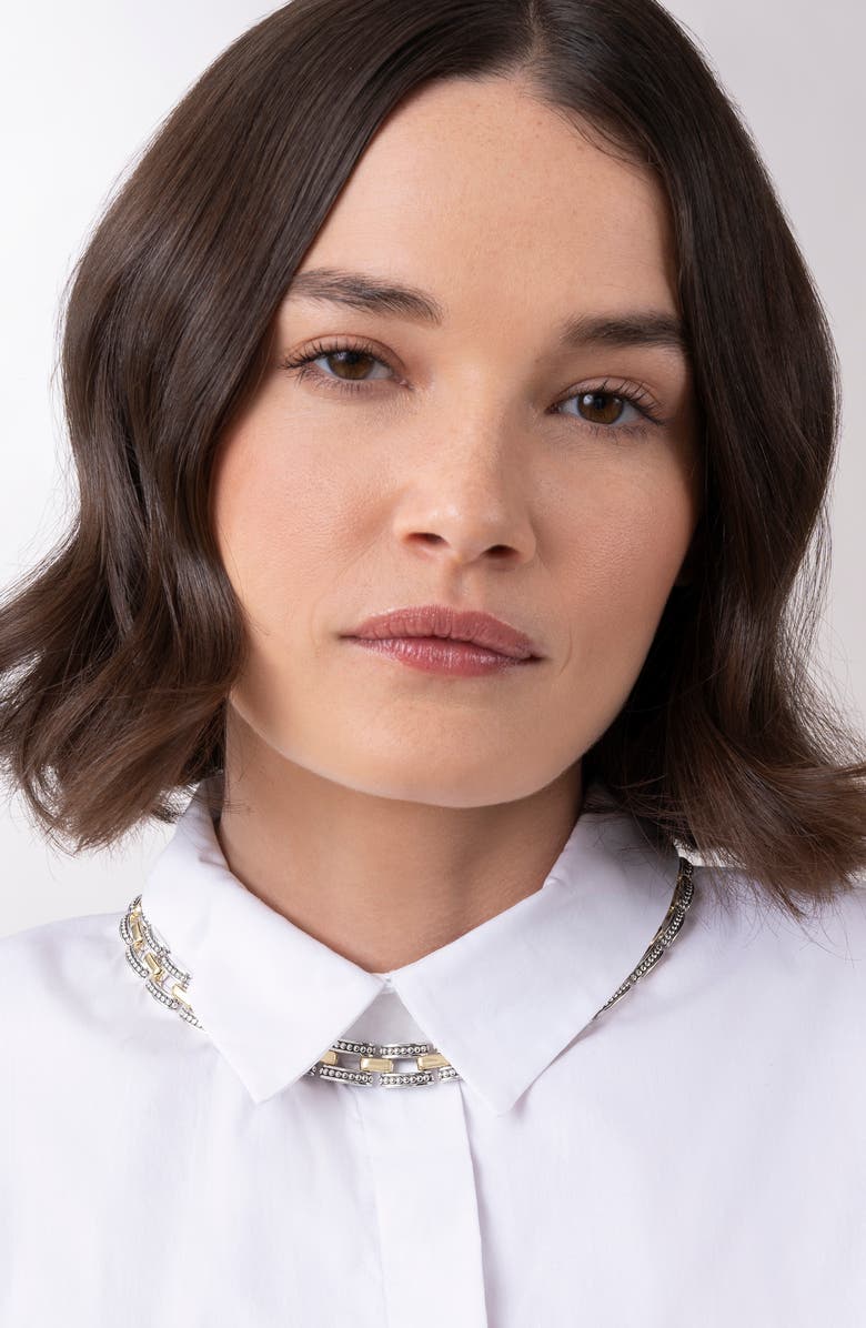 LAGOS High Bar Link Collar Necklace, Alternate, color,