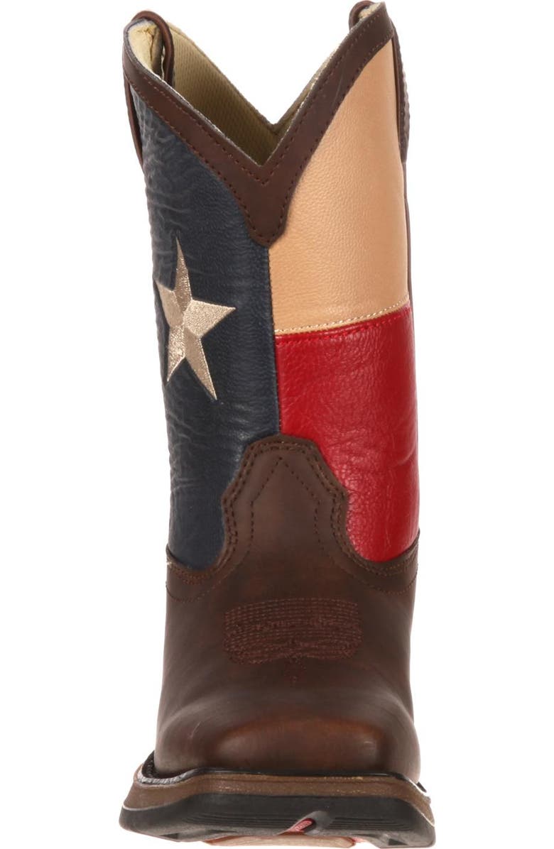 DURANGO Lil' Kids' Texas Flag Western Boot, Alternate, color, Brown And Texas Flag