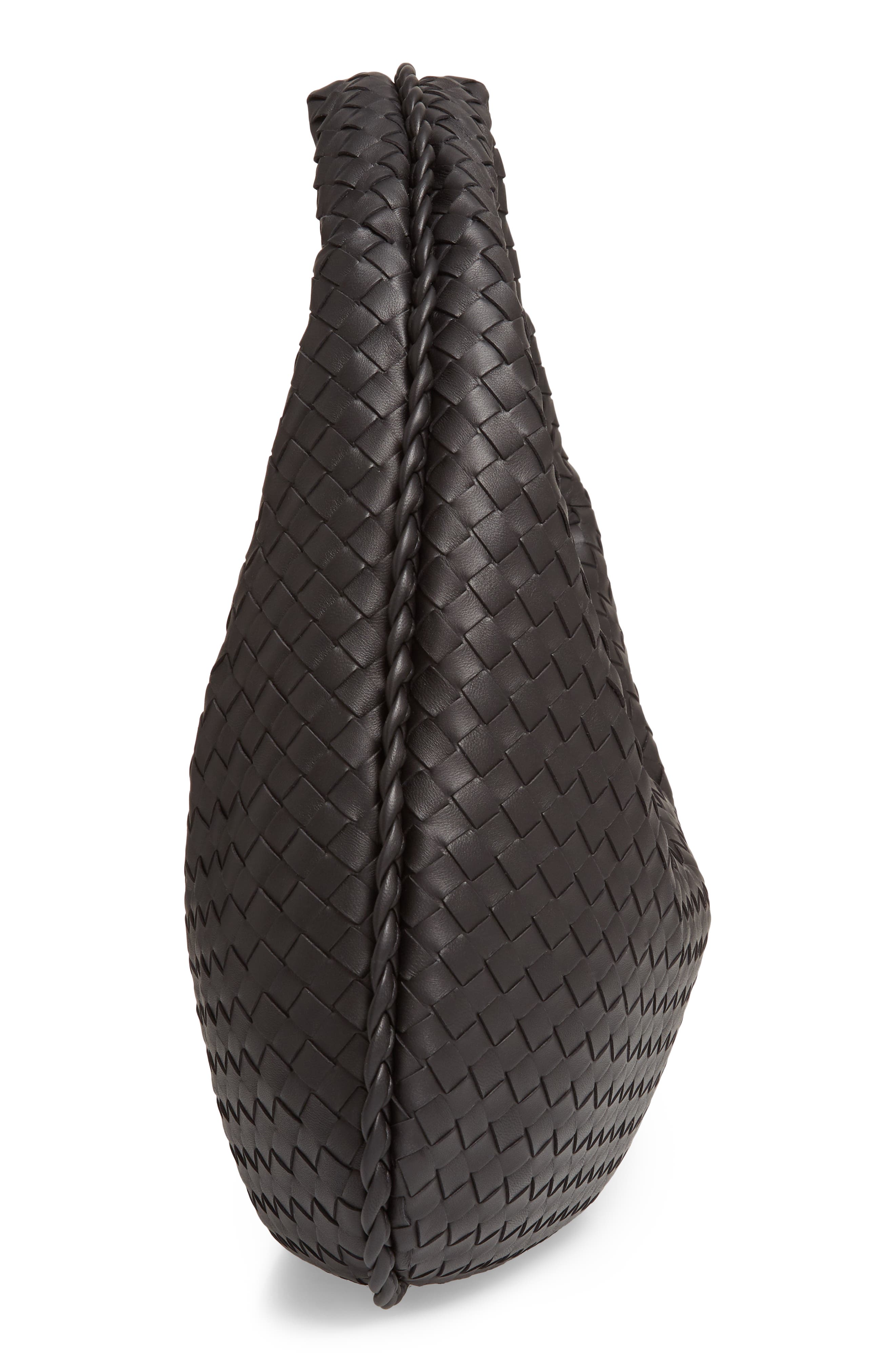 Bottega Veneta Medium Veneta Leather Hobo, Alternate, color, 