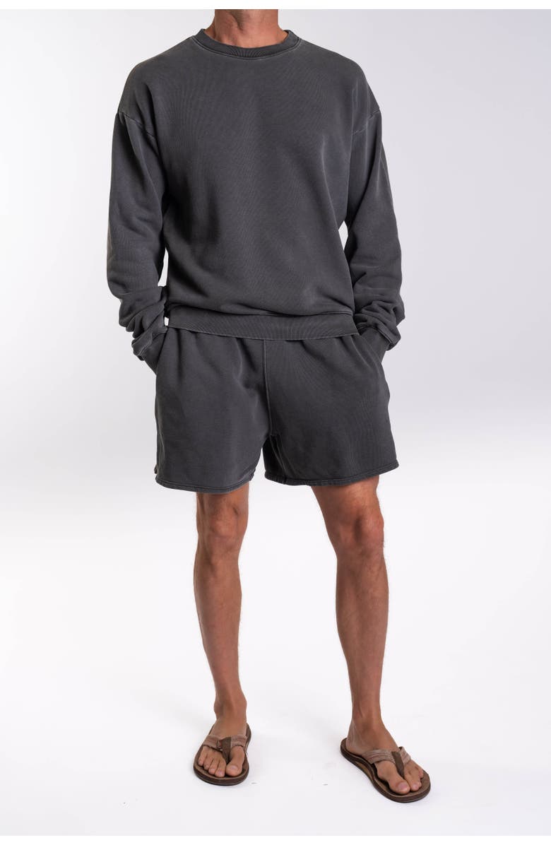 ARIKO Gender Inclusive French Terry Day Short, Alternate, color, Sea Grey