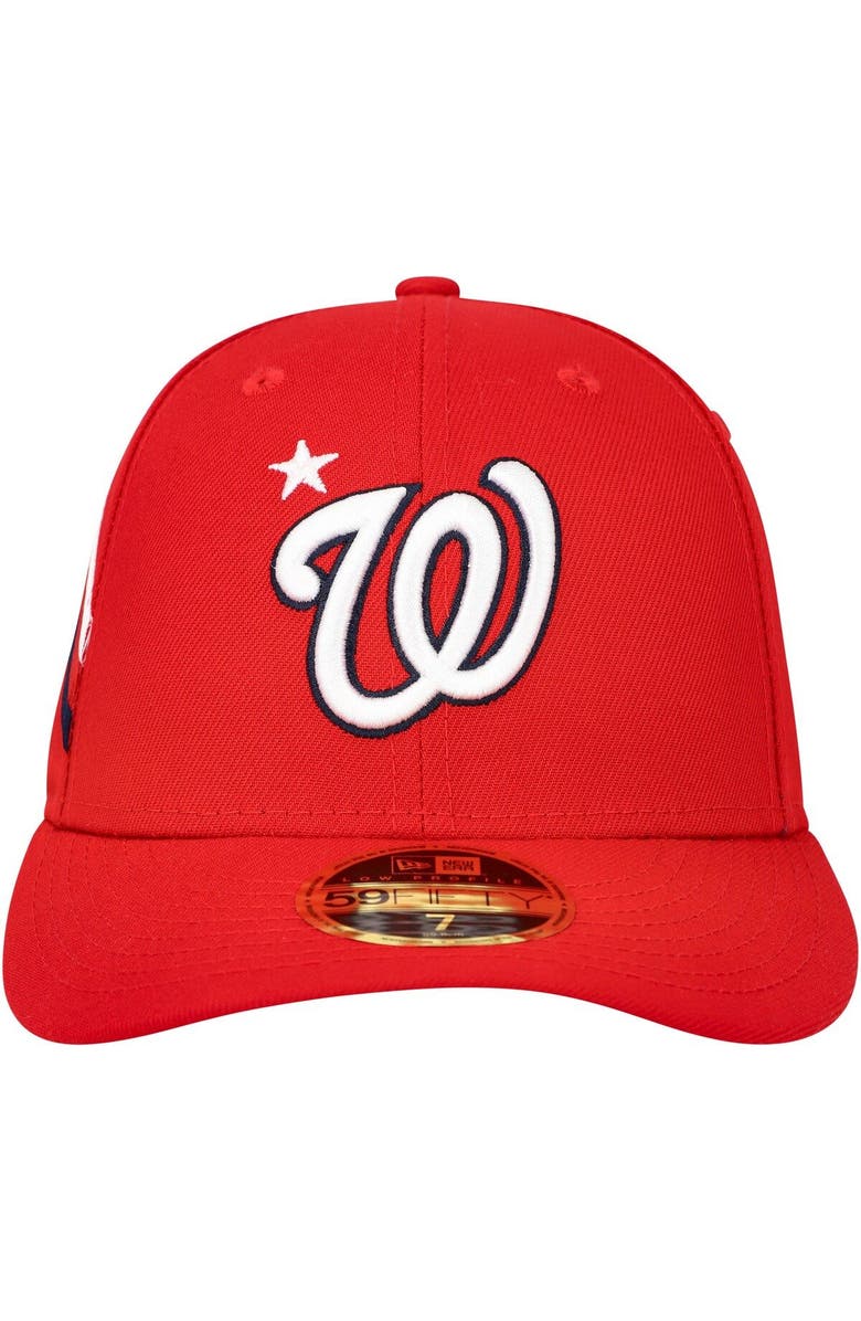 New Era Men's New Era  Red Washington Nationals 2023 MLB All-Star Game Workout Low Profile 59FIFTY Fitted Hat, Alternate, color, 