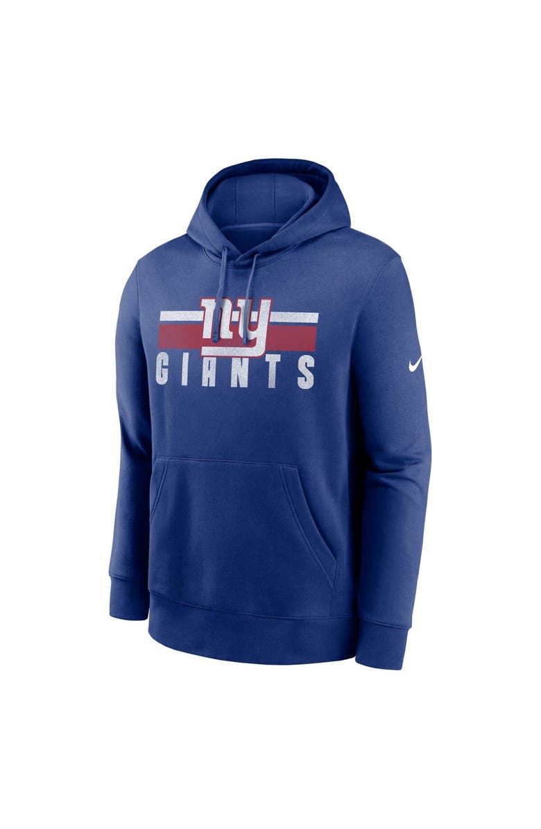 Nike Men's Nike Royal New York Giants Club Fleece Pullover Hoodie, Alternate, color, 