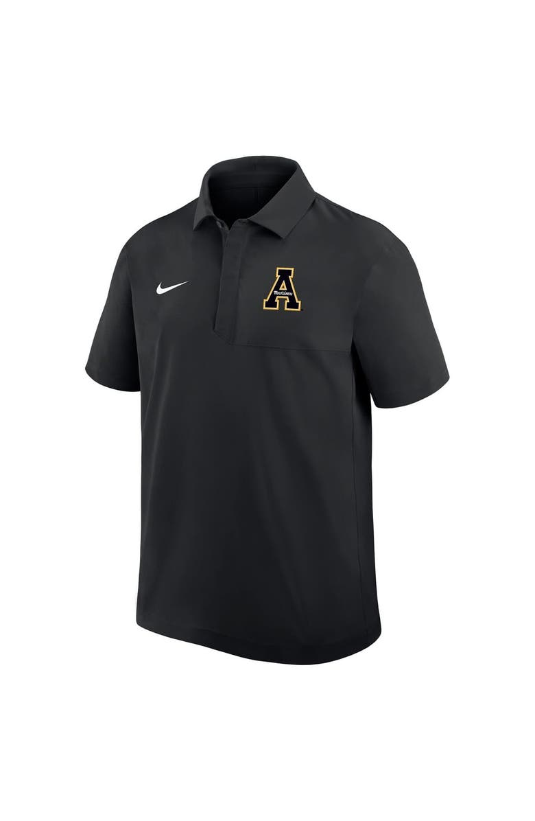 Nike Men's Nike Black Appalachian State Mountaineers 2025 Sideline Polo, Alternate, color, Black