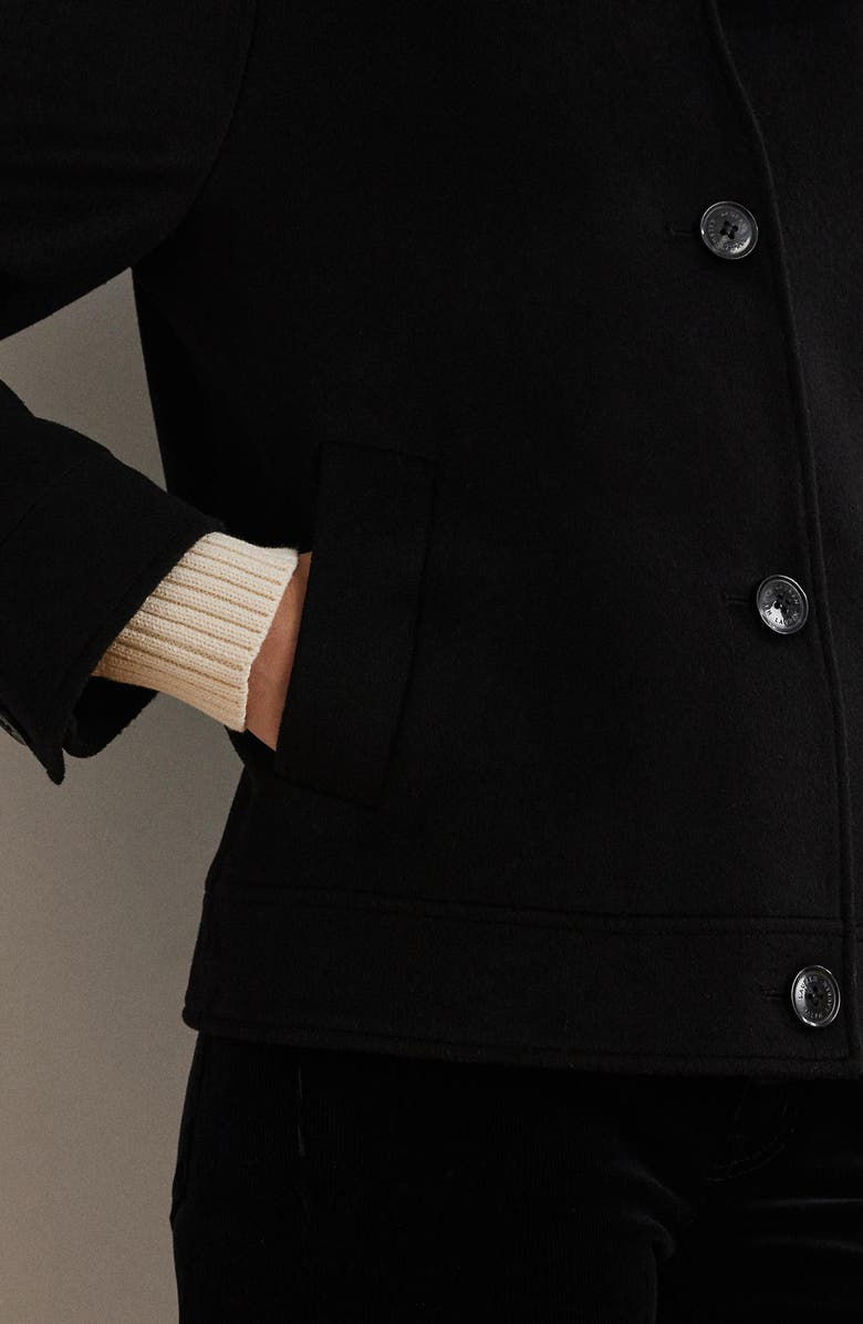 Lauren Ralph Lauren Wool Blend Felted Jacket, Alternate, color,