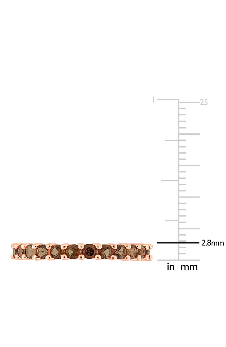 DELMAR Smoky Quartz Anniversary Ring, Alternate, color, Brown