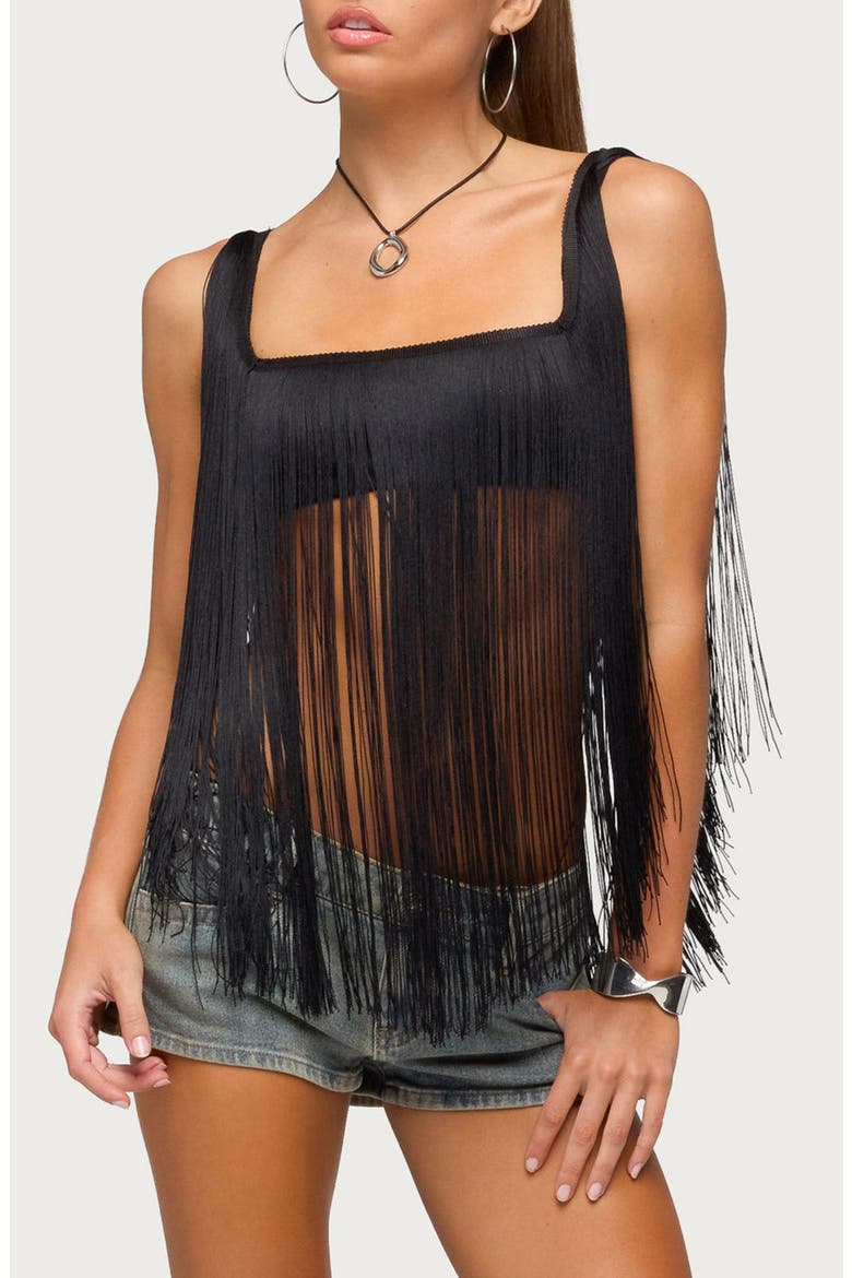 Eranthe Fringe Tank, Main, color, BLACK