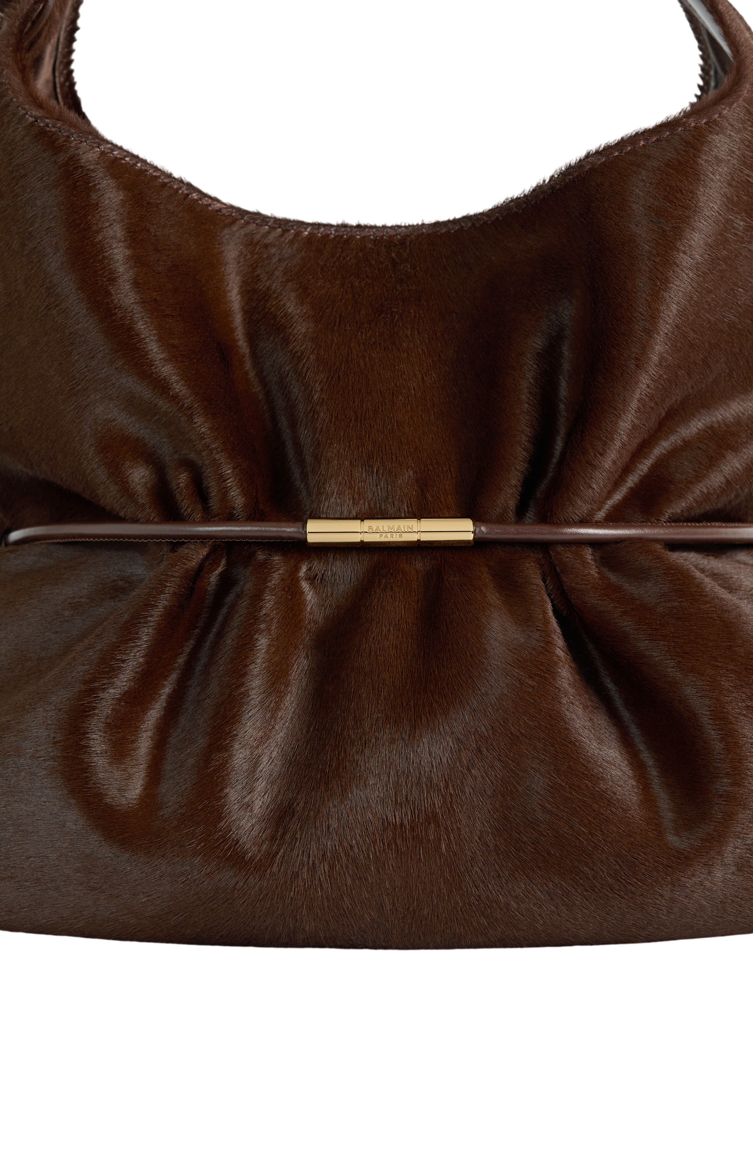 Sphynx Medium Bag in Pony-Effect Leather, Alternate, color, dark brown