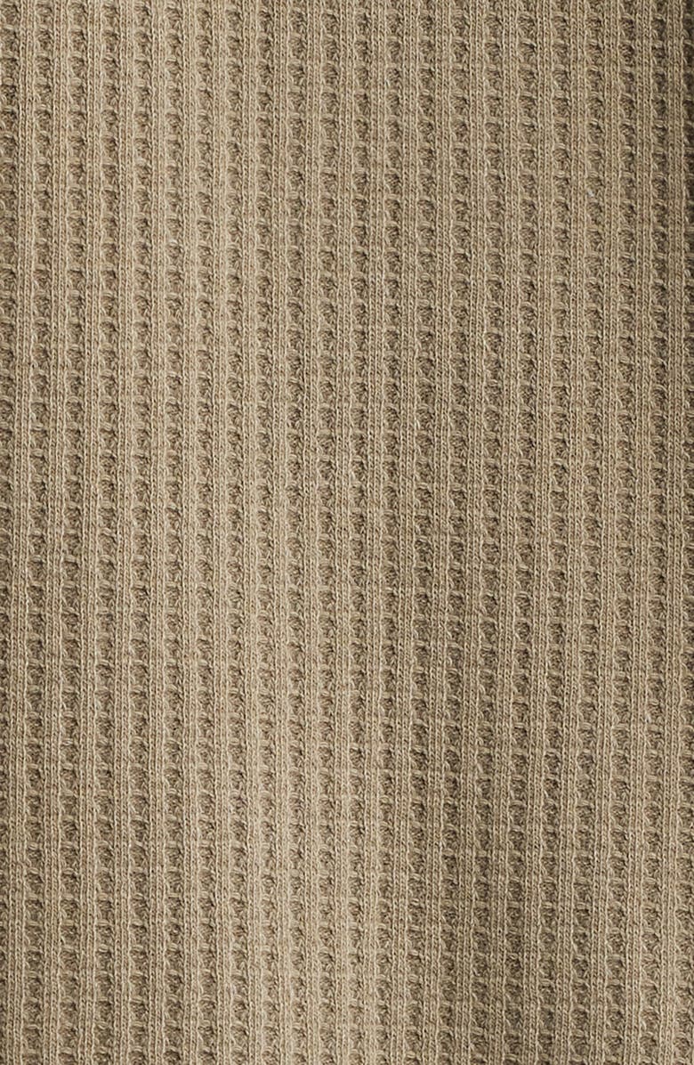 CITY BLUES Camden Thermal Mixed Media Snap-Up Shirt, Alternate, color, Light Olive