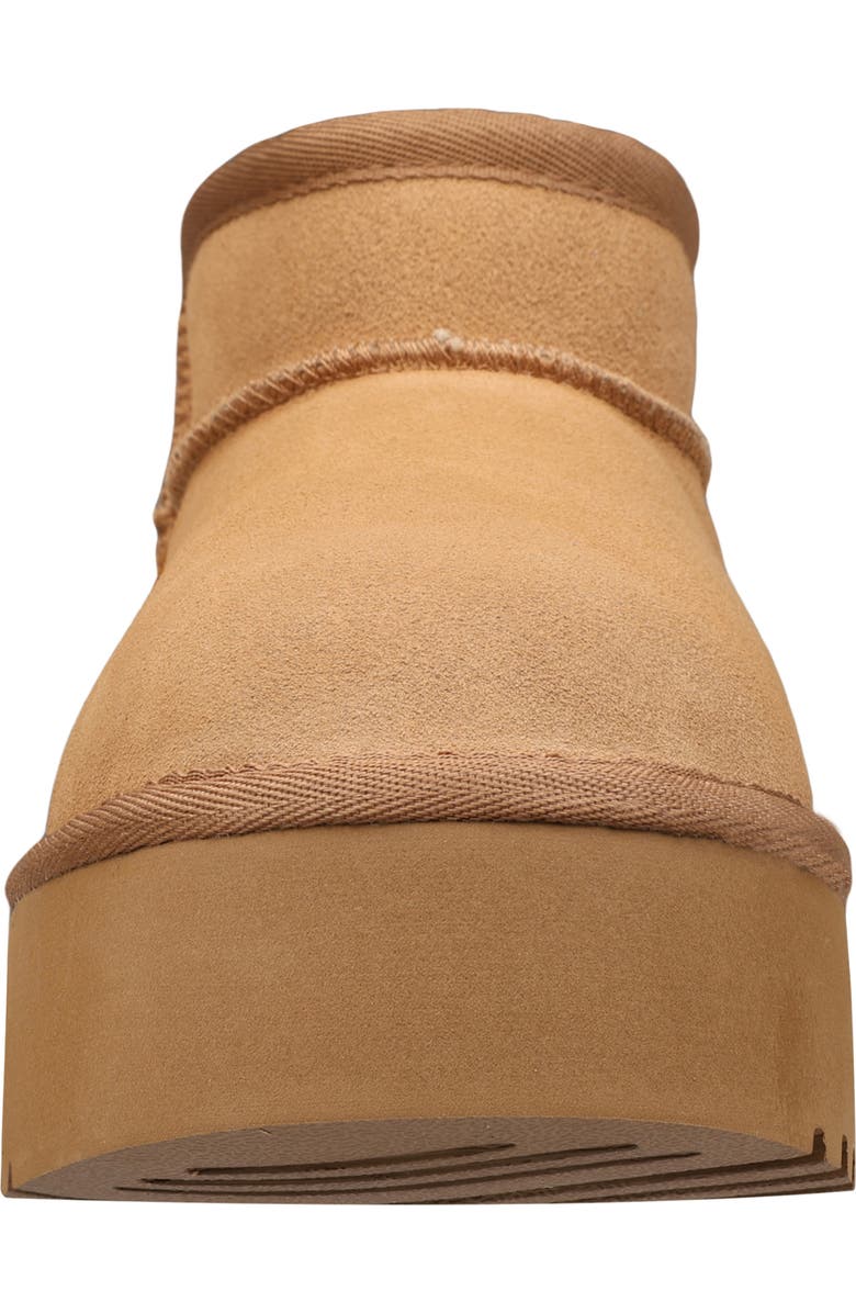 Mykos Suede Faux Fur Lined Boot, Alternate, color, Tan/ Rust