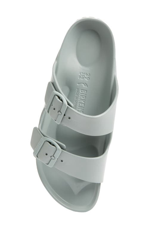 Birkenstock Women's Arizona Eva 1 Sandal In Metallic Silver In Pure Sage