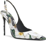 Dolce&Gabbana Gardenia Print Slingback Pump