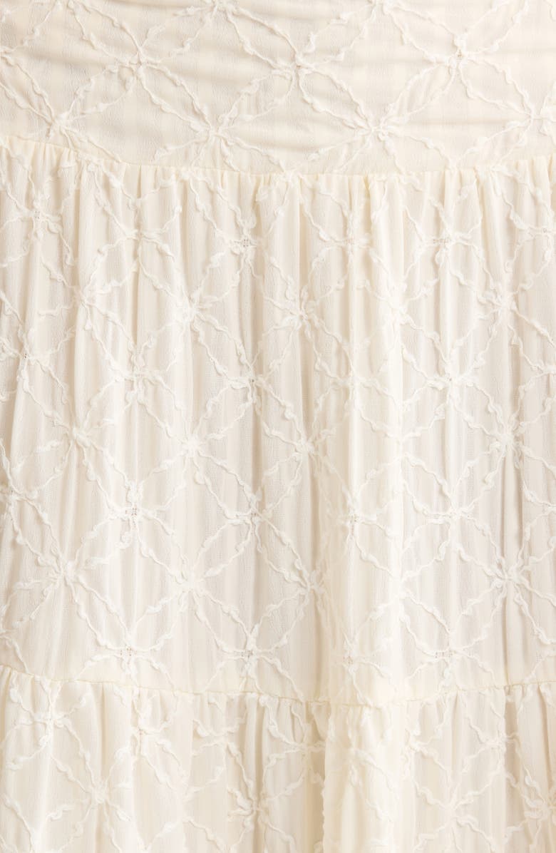 Princess Polly Embroidered Maxi Skirt, Alternate, color, Cream