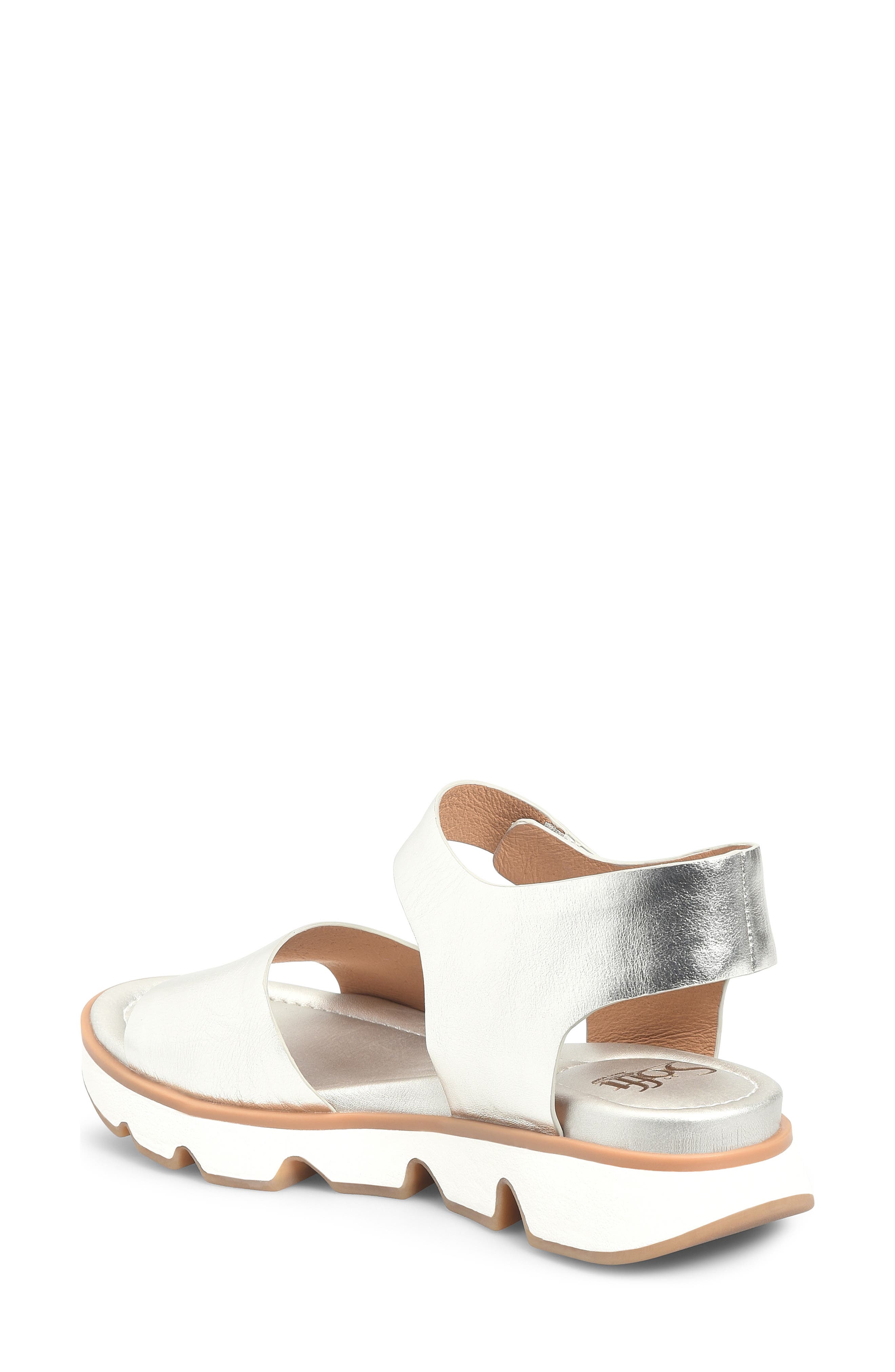 Söfft Morgan Metallic Sandal, Alternate, color, 