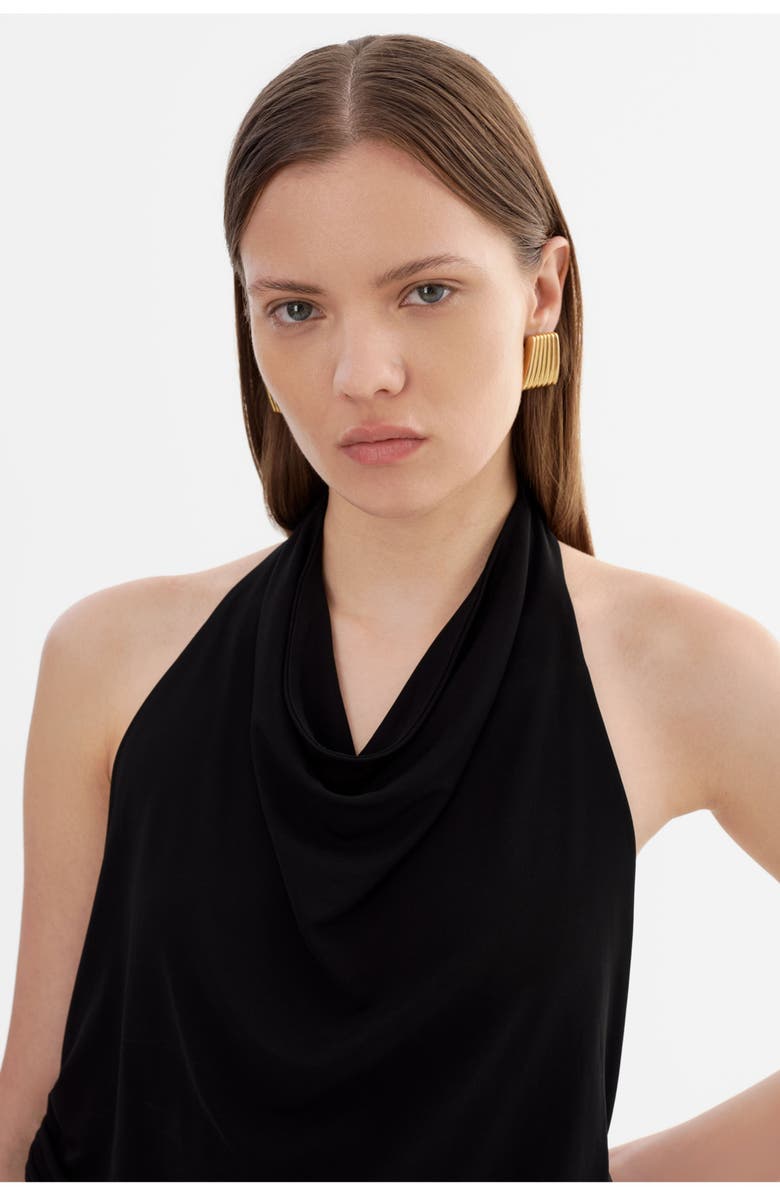 LAMARQUE Enza | Knit Halter Top, Alternate, color, Black
