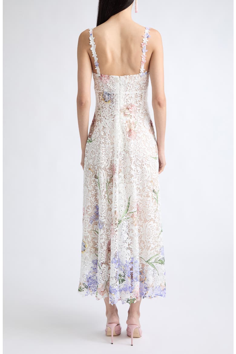 Iris Dégradé Lace Maxi Dress, Alternate, color, WHITE MULTI