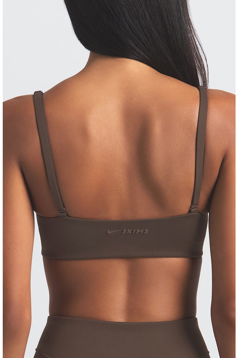 Matte Micro-Scoop Bra, Alternate, color, DARK SEPIA