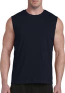 Harbor Bay by DXL Big & Tall Moisture-Wicking Muscle T-Shirt