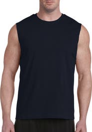Harbor Bay by DXL Big & Tall Moisture-Wicking Muscle T-Shirt