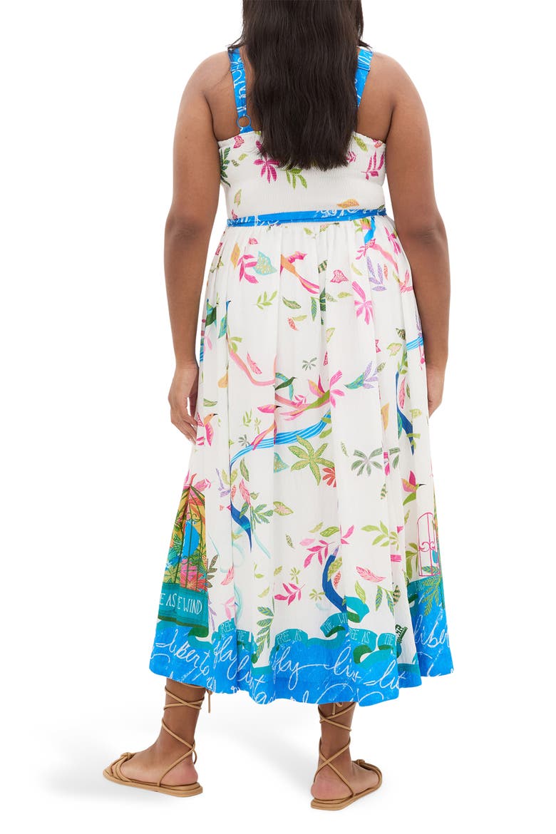 Free Spirit Print Sleeveless Maxi Dress, Alternate, color, FREE SPIRIT