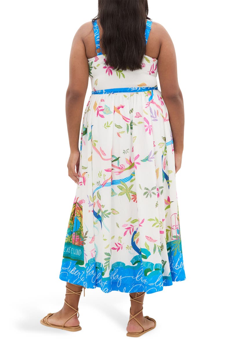 City Chic Free Spirit Print Sleeveless Maxi Dress, Alternate, color, Free Spirit